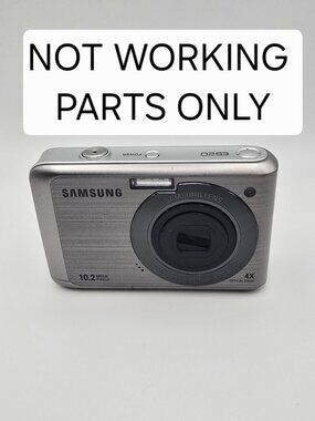 *NOT WORKING* SAMSUNG ES20 10.2MP 4x Zoom Digital camera PARTS ONLY